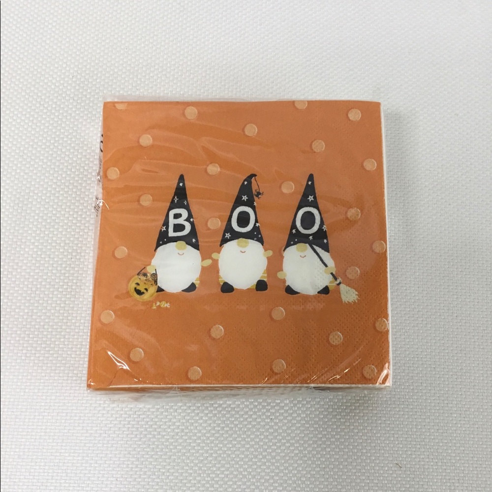 Molly & Rex Halloween Gnome 40ct Napkins